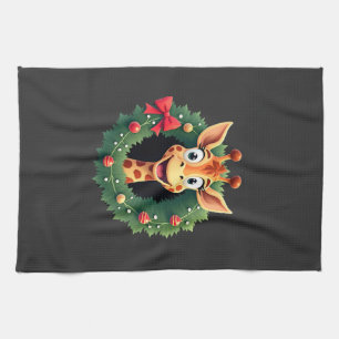 Paño De Cocina Camiseta divertida de jirafa con cara de meme navi