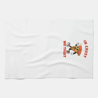 Paño De Cocina Camiseta Divertida de Pizza – En la Corteza Confia