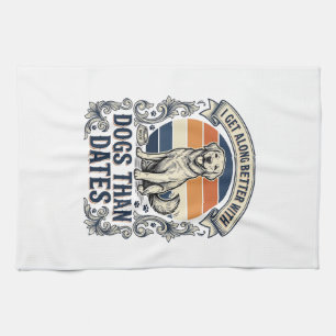 Paño De Cocina Camiseta divertida para amante de perros cita de g