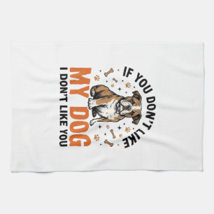 Paño De Cocina Camiseta divertida para amante de perros con cita
