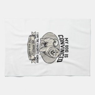 Paño De Cocina Camiseta divertida para amantes de perros con Chow