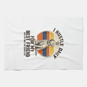 Paño De Cocina Camiseta para Amantes de Perros Grabado Vintage Tr