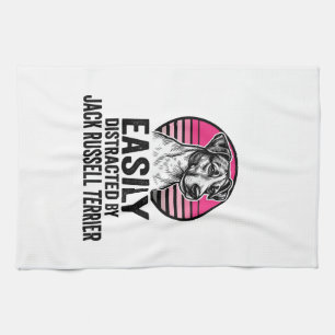 Paño De Cocina Camiseta Vintage de Jack Russell Terrier Fácilment