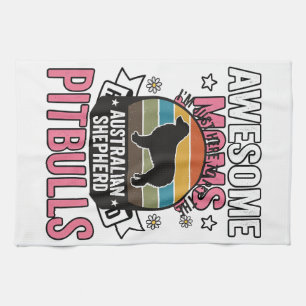 Paño De Cocina Camiseta Vintage de Perro Amante de Australian She
