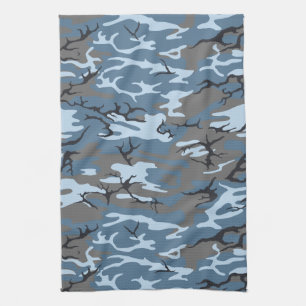 Paño De Cocina Camo azul