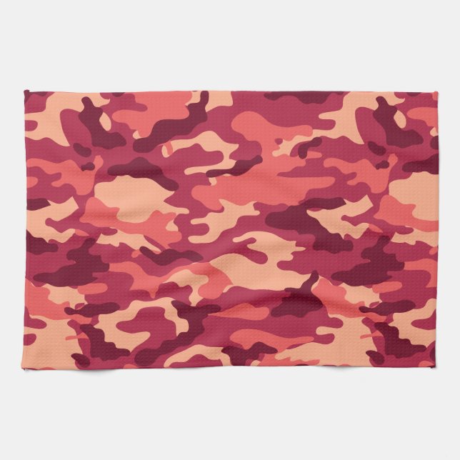 PAÑO DE COCINA CAMO MARTIANO DESERTO / PATRÓN DE DAZZLE CAMOUFLAG (Horizontal)