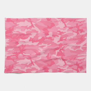 Paño De Cocina Camo rosado
