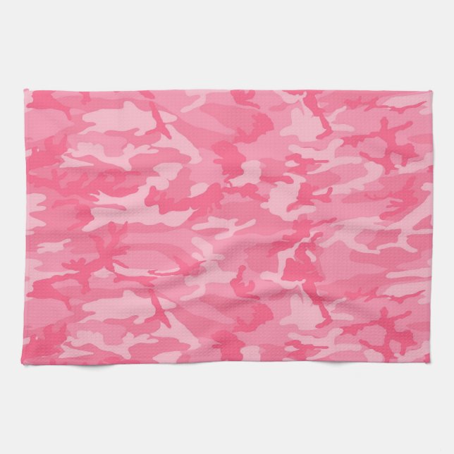 Paño De Cocina Camo rosado (Horizontal)