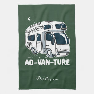 Paño De Cocina Camper Van Camping Adventure