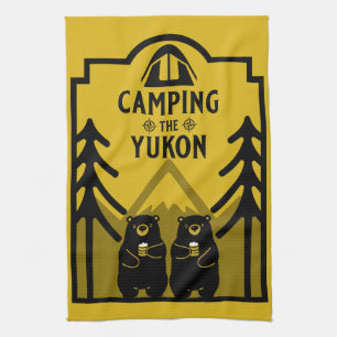 Paño De Cocina Camping El Río Yukón Canadá