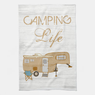 Paño De Cocina Camping Life Saying 5Wheel RV Camper