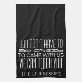 Paño De Cocina "Camping Loco" Personalizado