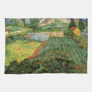 Paño De Cocina Campo con amapolas de Vincent van Gogh