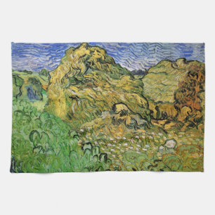 Paño De Cocina Campo con montones de trigo de Vincent van Gogh