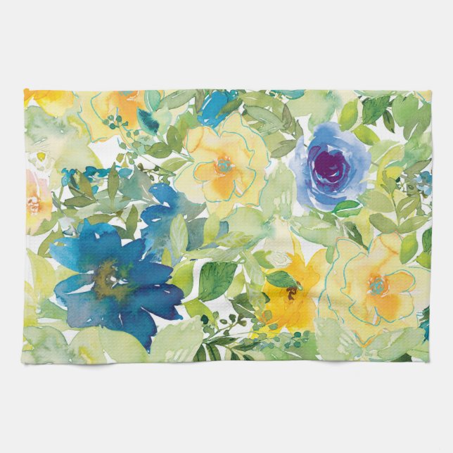 Paño De Cocina Campo de flores (Horizontal)