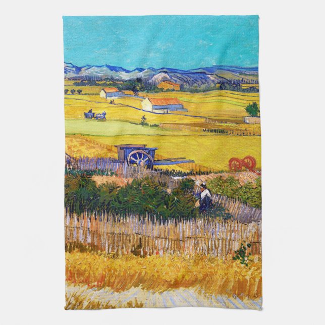 Paño De Cocina Campo otoñal, Van Gogh (Vertical)