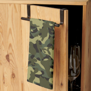Paño De Cocina Camuflaje de la Primavera del Euro