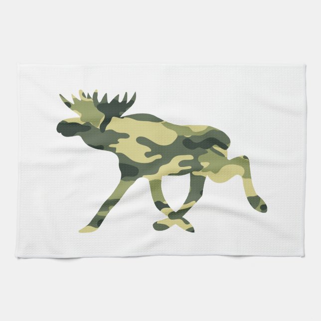 Paño De Cocina Camuflaje de Moose / Elk Woodland / Camo (Horizontal)