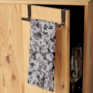 Paño De Cocina Camuflaje digital - Patrón de camuflaje SM negro-g