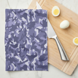 Paño De Cocina Camuflaje naval púrpura