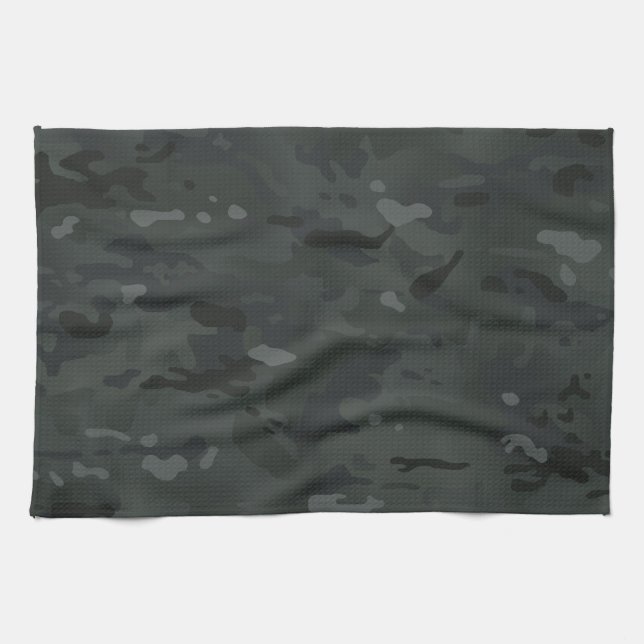 Paño De Cocina Camuflaje negro I (Horizontal)