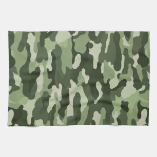 Paño De Cocina Camuflaje verde