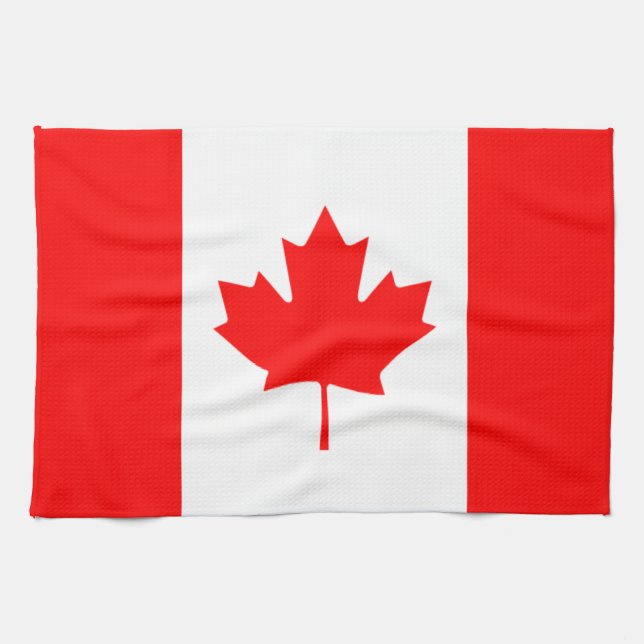 Paño De Cocina Canadá - bandera canadiense (Horizontal)