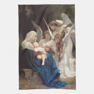 Paño De Cocina Canción de los Ángeles (1881) por Bouguereau