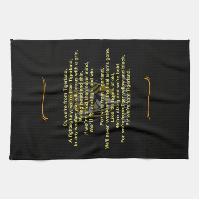 Paño De Cocina Canción temática del Richmond Football Club sobre  (Horizontal)