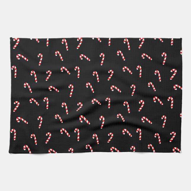 Paño De Cocina Candy Cane (Horizontal)