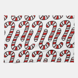 Paño De Cocina Candy Canes