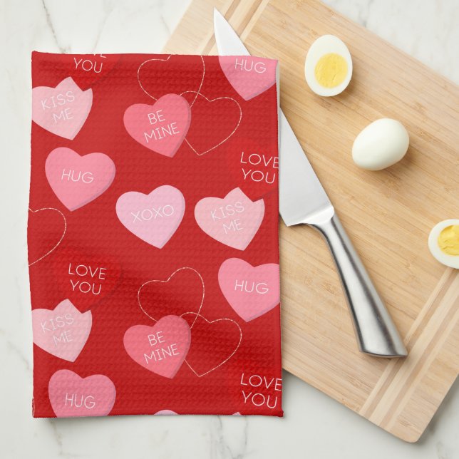 Paño De Cocina Candy Heart Cascade (Doblado Cuarto)
