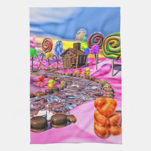 Paño De Cocina Candyland rosado