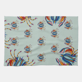 Paño De Cocina Cangrejos que comen cangrejos