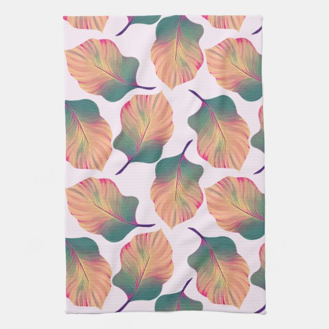 Paño De Cocina Canna Tropicanna sale de Pastel (Vertical)