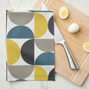 Paño De Cocina Cañón de verano moderno y azul