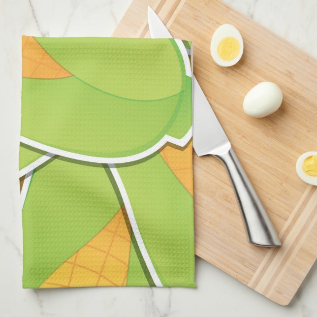 Paño De Cocina Cañón funky (Doblado Cuarto)
