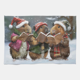 Paño De Cocina Cantantes de Pig Carol de Guinea