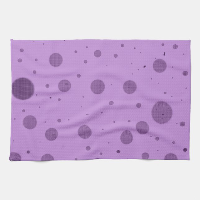 Paño De Cocina Caos de punto púrpura (Horizontal)