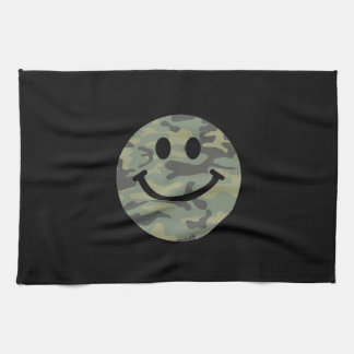 Paño De Cocina Cara de Camo Verde
