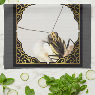 Paño De Cocina Cara de la mariposa - Monarca CloseUp