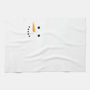 Paño De Cocina Cara de Snowman