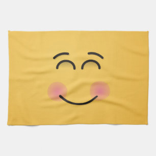 Paño De Cocina Cara sonriente con ojos sonrientes