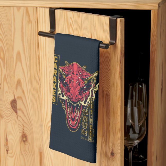 Paño De Cocina Caracas Año del dragón | 恭 喜 發 財 (Pliegue de tercios)