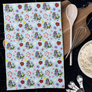 Paño De Cocina Caracoles Cubanos Hongos Purpura