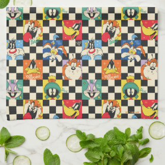 Paño De Cocina Caracteres LOONEY TUNES™ en negro y blanco