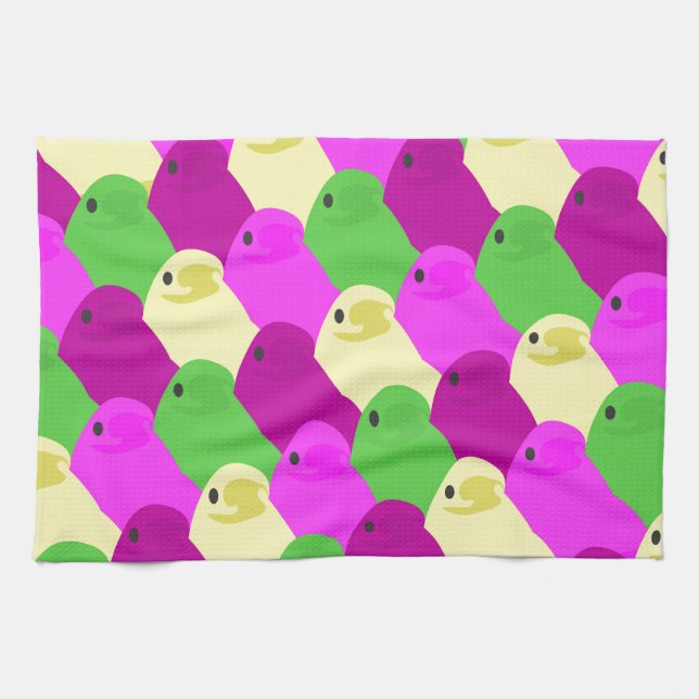 Paño De Cocina caramelo de ave de Pascua (Horizontal)