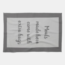 Paño De Cocina Carbón - Blanco