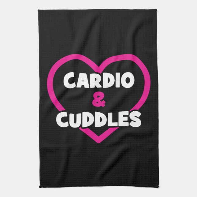 Paño De Cocina Cardiio y abrazos - entrenamiento divertido del (Vertical)