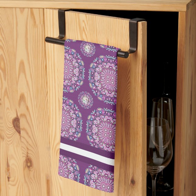 Paño De Cocina Cardinal Red Rosace (Pliegue de tercios)